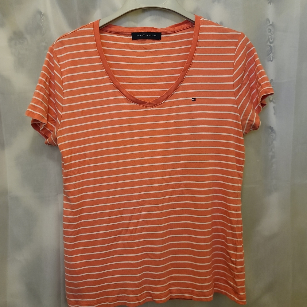 Womens XL V-neck Tommy Hilfiger Shirt